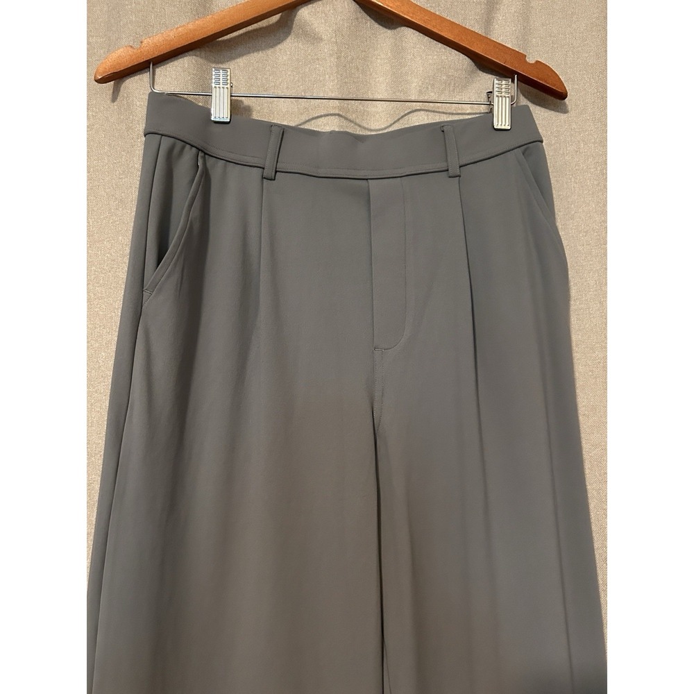 NWT Halara Flex DayStretch High Waisted Straight Leg Work Pants Silent Storm M - Picture 3 of 9